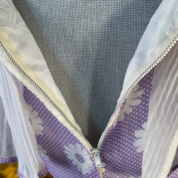 Miss Elliette Vintage Lavender Daisy Print Floral Maxi Dress CottageCore - Picture 9 of 12